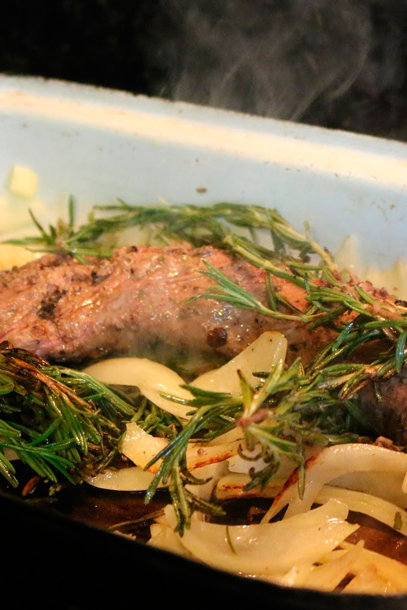 Охотничьи блюда из мяса косули и грибов