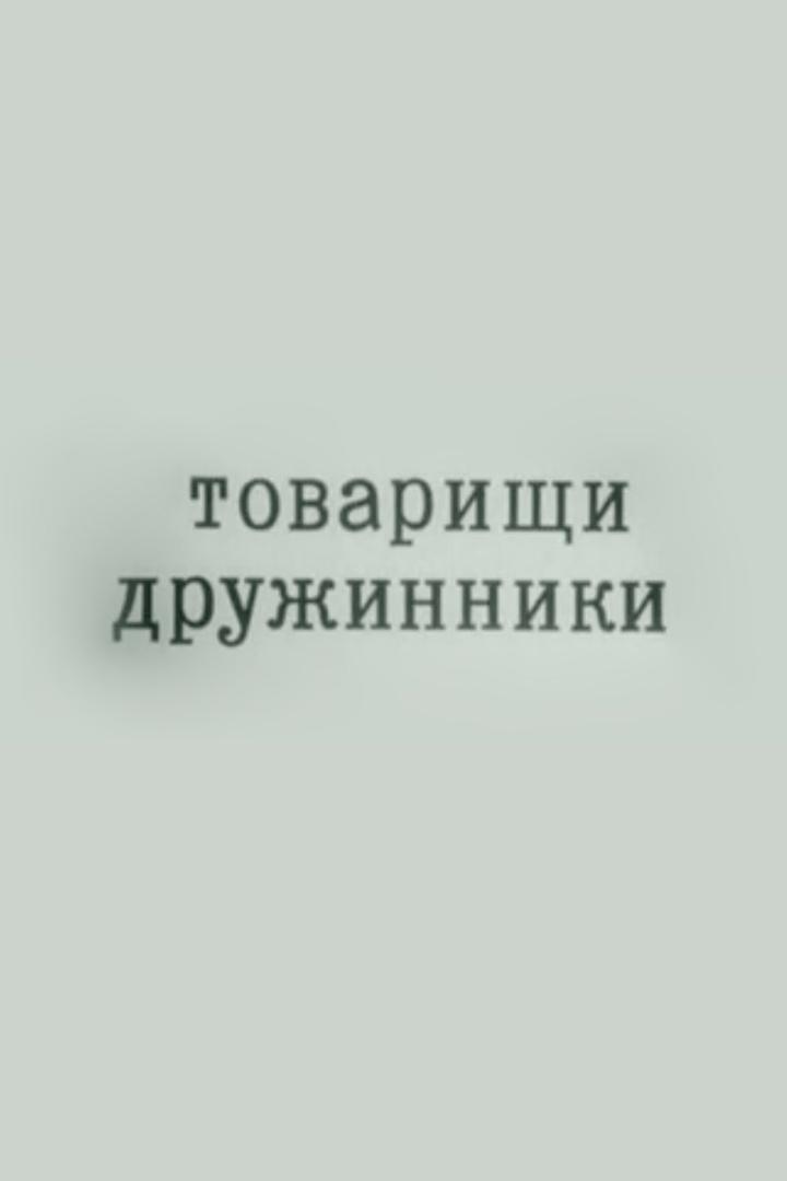 Товарищи дружинники